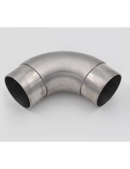 Round pipe curved elbow