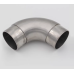 Round pipe curved elbow