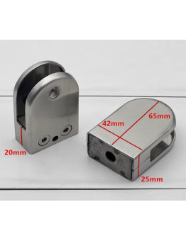 Public toilet toilet partition Hardware 304 stainless steel support feet ultra-low ultra-low U-shaped support base